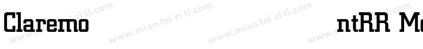 ClaremontRR Medium字体转换